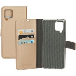 Mobiparts Saffiano Wallet Samsung Galaxy A42 Hoesje Bookcase Portemonnee - Copper