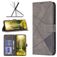 Mobigear Rhombus Google Pixel 7a Hoesje Bookcase Portemonnee - Grijs