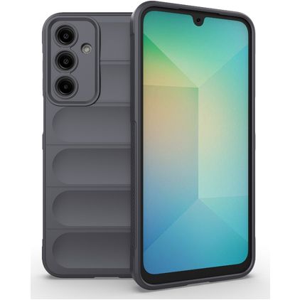 Mobigear Bumpy Samsung Galaxy A16 Hoesje Flexibel TPU Backcover - Grijs