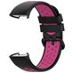 Mobigear Sport Plus Buckle Siliconen Fitbit Charge 4 Bandje Gespsluiting - Zwart / Rood