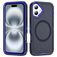 Mobigear Rugged Mag iPhone 16 Plus MagSafe Hoesje Hardcase Backcover Shockproof - Marineblauw