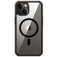 Valenta Full Cover iPhone 15 MagSafe Hoesje Gehard Glas Backcover Shockproof - Transparant / Zwart