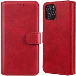 Mobigear Wallet iPhone 12 Pro Hoesje Bookcase Portemonnee - Rood