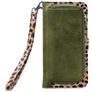 Mobilize Magnet Zipper Samsung Galaxy A22 4G Hoesje Uitneembare 2in1 Bookcase Portemonnee - Olive Leopard