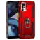 Mobigear Armor Ring Motorola Moto G22 Hoesje Hardcase Backcover Shockproof met Ringhouder - Rood