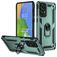 Mobigear Armor Ring Samsung Galaxy A73 Hoesje Hardcase Backcover Shockproof met Ringhouder - Groen