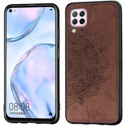 Mobigear Mandala Huawei P40 Lite Hoesje Hardcase Backcover - Bruin