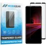 Mobigear Premium Sony Xperia 1 III Glazen Screenprotector - Case Friendly - Zwart
