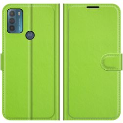 Mobigear Classic Motorola Moto G50 Hoesje Bookcase Portemonnee - Groen