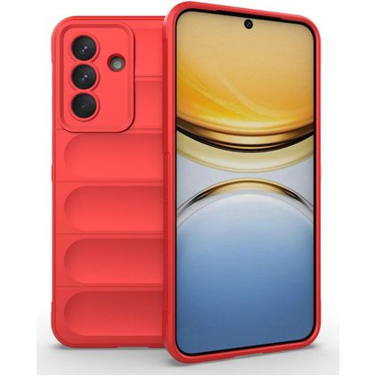 Mobigear Bumpy Samsung Galaxy A37 Hoesje Flexibel TPU Backcover - Rood