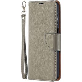 Mobigear Excellent Samsung Galaxy A12 Hoesje Bookcase Portemonnee - Grijs