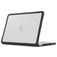 Mobigear Shockproof Pro MacBook Neo 13 Inch (2026) Hoes Hardshell Laptopcover MacBook Case - Transparant / Zwart - Model A3404
