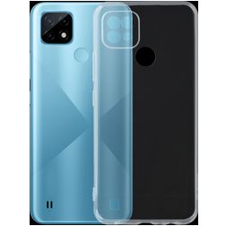 Mobigear Ultra Thin Doorzichtig Realme C21 Hoesje Flexibel TPU Extra Dun Backcover - Transparant