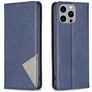 Mobigear Rhombus Slim iPhone 15 Pro Max Hoesje Bookcase - Blauw