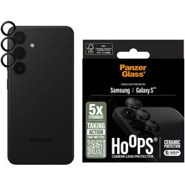 PanzerGlass Ceramic Hoops Samsung Galaxy S25 Glazen Camera Lens Protector - Case Friendly