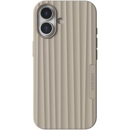 Nudient Bold iPhone 17 MagSafe Hoesje Hardcase Backcover - Linen Beige