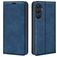 Mobigear Retro Slim Samsung Galaxy A26 Hoesje Bookcase Portemonnee - Donkerblauw