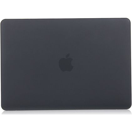 Mobigear Matte MacBook 12 Inch (2015-2017) Hoes Hardshell Laptopcover MacBook Case - Zwart - Model A1534
