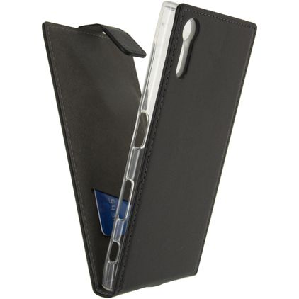 Mobilize Classic Gelly Sony Xperia XZ Hoesje Flipcase - Zwart