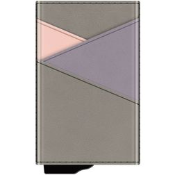 Valenta Snap Leren Pasjeshouder - 9 Pasjes - Grijs