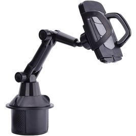 Mobigear Telefoonhouder Auto Bekerhouder Klem Universeel - Zwart