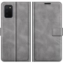 Mobigear Wallet Samsung Galaxy A03s Hoesje Bookcase Portemonnee - Grijs