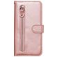 Mobigear Zipper Wallet Luxury Rose Gold Case Samsung Galaxy S20