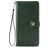 Mobigear Snap Button Samsung Galaxy S20 FE Hoesje Bookcase Portemonnee - Groen