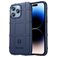 Mobigear Rugged Shield iPhone 14 Pro Max Hoesje Flexibel TPU Backcover Shockproof - Blauw