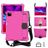 Mobigear HexStrap iPad Air 11 Inch (2025) Hoes EVA Schuim Backcover + Schouderband - Rood
