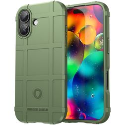 Mobigear Rugged Shield iPhone 17 Hoesje Flexibel TPU Backcover Shockproof - Groen
