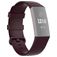 Mobigear Cross Siliconen Fitbit Charge 4 Bandje Gespsluiting - Bordeaux Rood