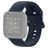 Mobigear Sport Buckle Siliconen Fitbit Versa 2 Bandje Gespsluiting - Donkerblauw