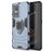 Mobigear Armor Ring Realme GT Neo 3 Hoesje Hardcase Backcover Shockproof met Ringhouder - Blauw