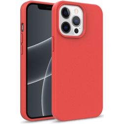 Mobigear Bio iPhone 14 Hoesje Eco Friendly Backcover - Rood