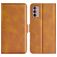 Mobigear Slim Magnet Motorola Moto G42 Hoesje Bookcase Portemonnee - Cognac