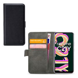 Mobilize Classic Gelly Wallet Realme C21Y Hoesje Bookcase Portemonnee - Zwart