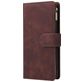Mobigear Zipper Samsung Galaxy A71 Hoesje Bookcase Portemonnee - Bruin