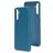 Mobiparts Samsung Galaxy A04s Siliconen Hoesje Backcover - Blueberry Blue