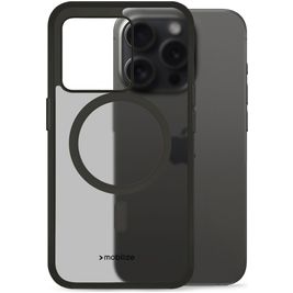 Mobilize Hybrid iPhone 15 Pro MagSafe Hoesje Hardcase Backcover Shockproof - Zwart