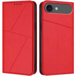 Mobigear Frosted Flip iPhone Air Hoesje Bookcase Portemonnee - Rood