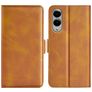 Mobigear Slim Magnet Samsung Galaxy S25 Edge Hoesje Bookcase Portemonnee - Cognac