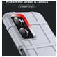 Mobigear Rugged Shield OPPO A76 Hoesje Flexibel TPU Backcover Shockproof - Grijs