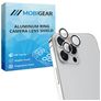 Mobigear Single iPhone 13 Pro Max Glazen Camera Lens Protector - Case Friendly - Zilver