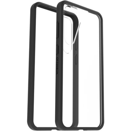 OtterBox React Samsung Galaxy S25 Plus Hoesje Hardcase Backcover Shockproof - Transparant / Zwart