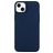 Mobigear Colors iPhone 14 Hoesje Flexibel TPU Backcover - Marineblauw