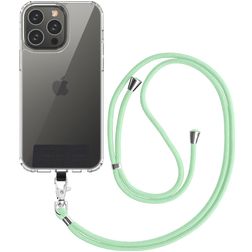 Mobigear Nylon Lanyard Universeel Telefoonkoord Verstelbaar - Groen