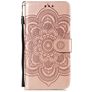 Mobigear Mandala Patten Wallet Rose Gold Case Motorola Moto E6s
