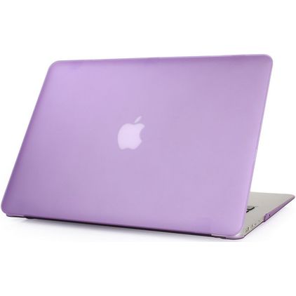 Mobigear Matte MacBook Air 13 Inch (2010-2019) Hoes Hardshell Laptopcover MacBook Case - Paars - Model A1369 / A1466