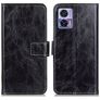 Mobigear Basic Motorola Edge 30 Neo Hoesje Bookcase Portemonnee - Zwart